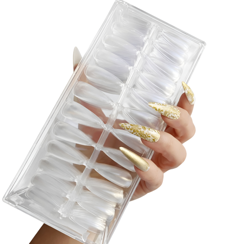 BAFI Puntas de gel para uñas almendra, 240 unid.