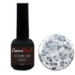 CosmoNail Top coat Glitter 034, 8 ml