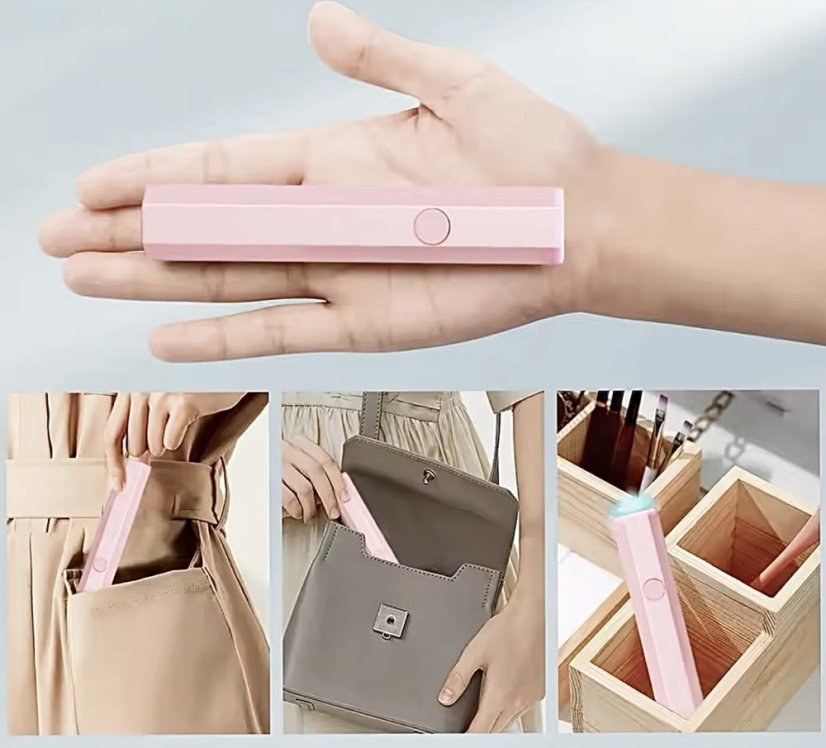 BORN PRETTY - mini lámpara de uñas X, rosa