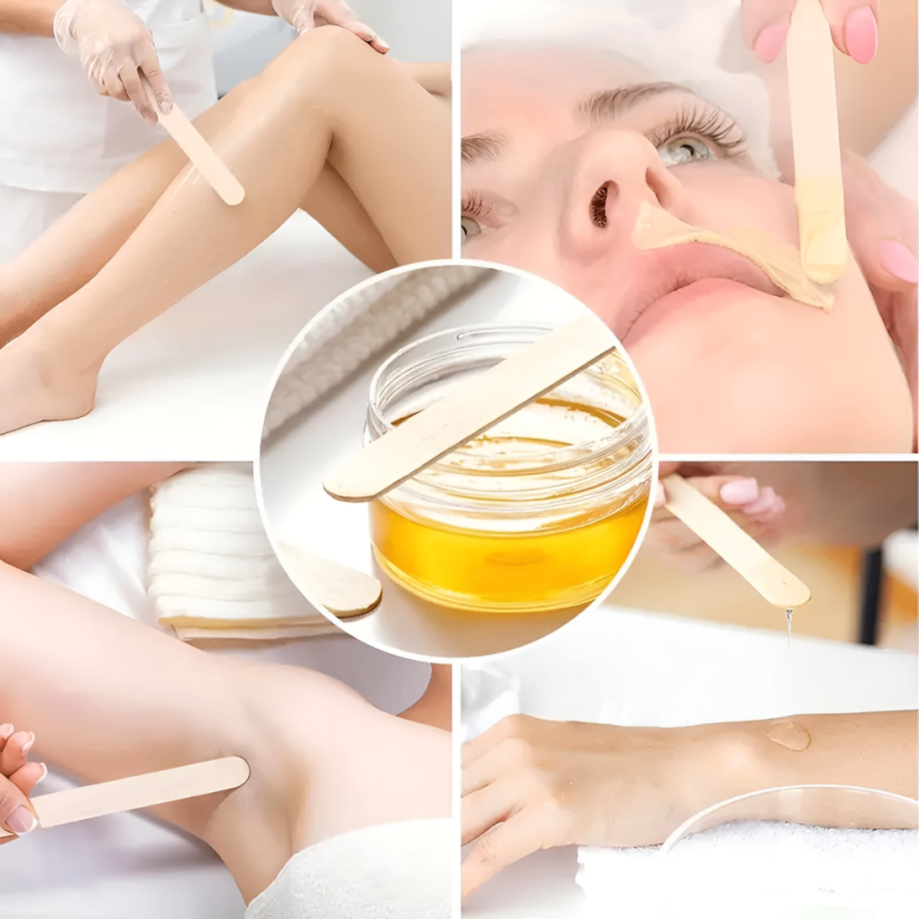 BAFI Špachtle dřevěné tenké, 100 ks