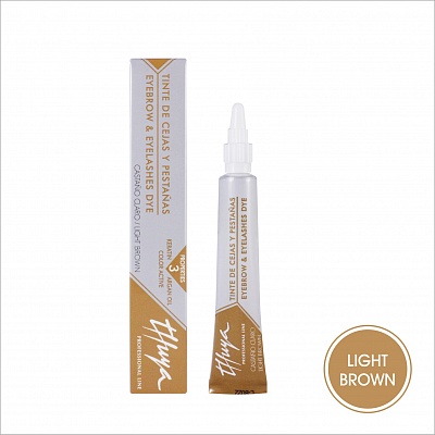THUYA - color para cejas y pestañas Marrón claro Light brown, 14 ml