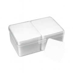 BAFI Ubrousky na manikúru bavlněné s perforací, 180 ks