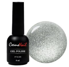 COSMONAIL гель-лак Flashing disco 07 Crystal Silver, 8 мл
