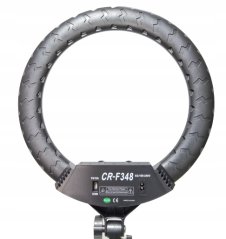 Luz redonda con trípode, 46 cm