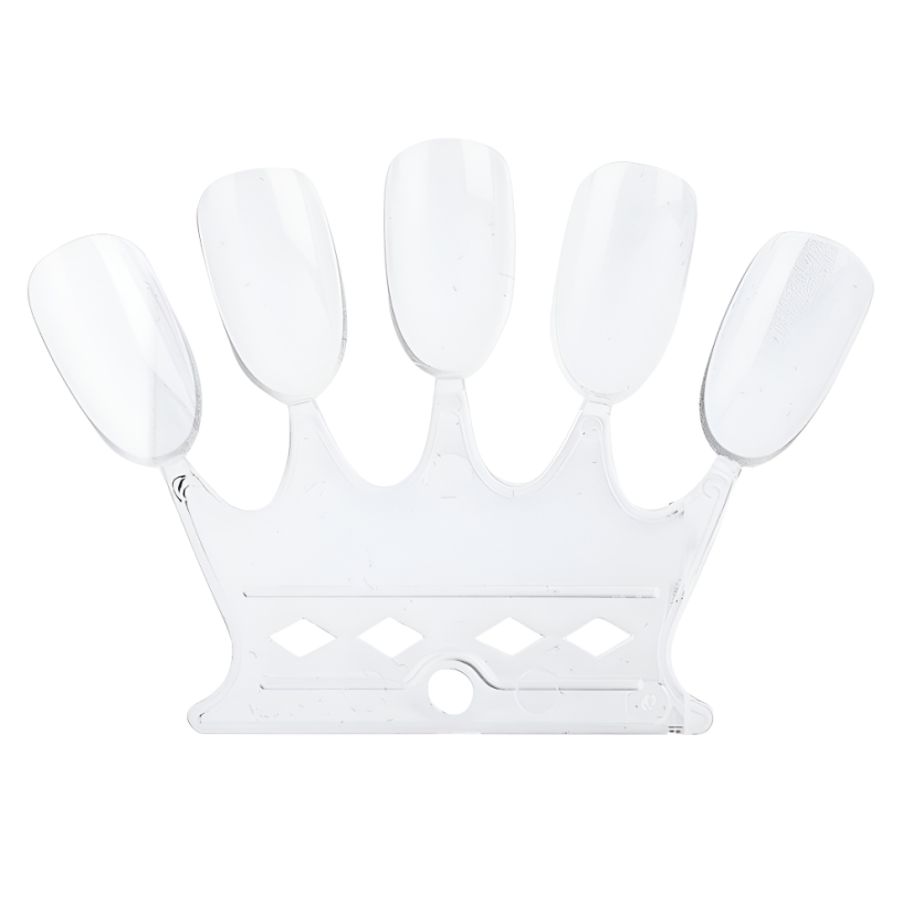 BAFI Puntas de laca en gel "Corona", transparente