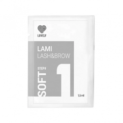 LOVELY Soft 1 - laminación de cejas y pestañas, bolsa 1,5 ml