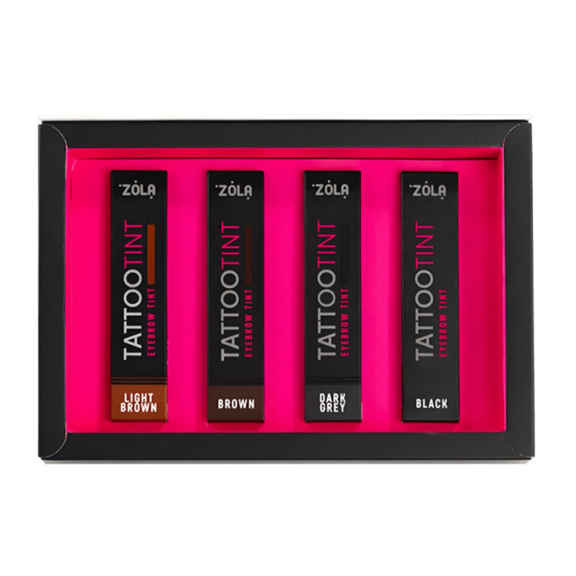 ZOLA Tattoo Tint Dark Grey - barva na obočí a řasy, 15 ml