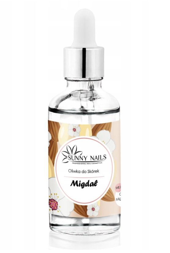 SUNNY NAILS - Aceite de almendras para uñas y cutículas, 50 ml SUNNY NAILS - Aceite de almendras para uñas y cutículas, 50 ml