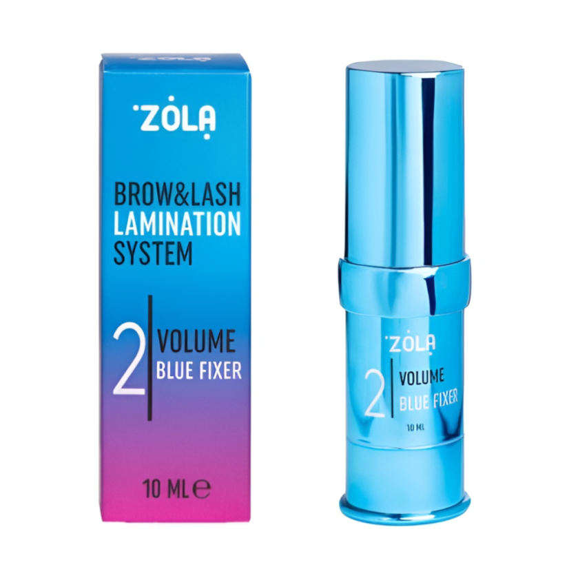 ZOLA Color Lab Volume Blue Fixer - delineador de pestañas y cejas N2, 10 ml