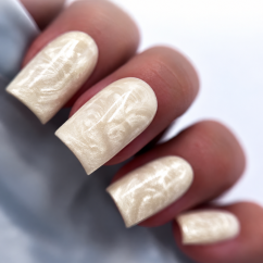 COSMONAIL Gel Polish Silk 006 Pure White Pearl, 8 ml