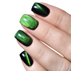 COSMONAIL Gel Polish VIP 5D Cat 008 Golden Green, 8 ml