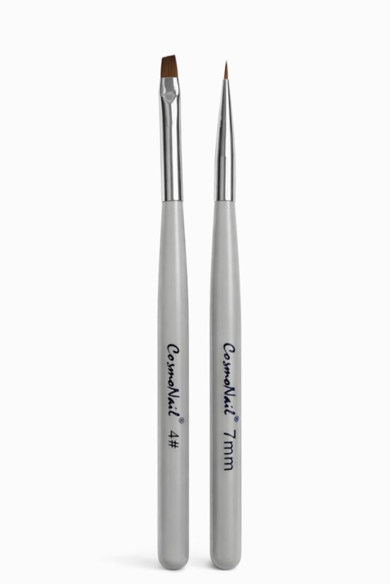 COSMONAIL Set de pinceles para uñas Square & Liner - 2 pc