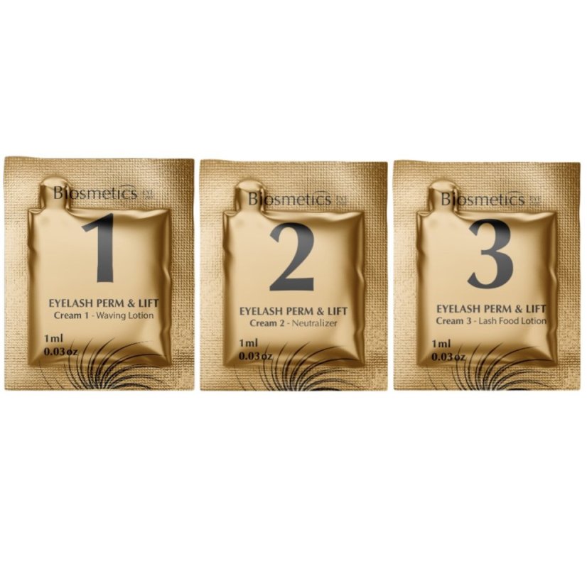 BIOSMETICS Mini kit de laminación de cejas y pestañas B14
