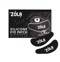 ZOLA - almohadillas oculares de silicona negras, 1 par