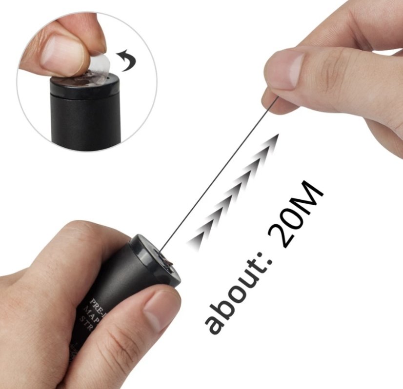 Hilo negro para cejas