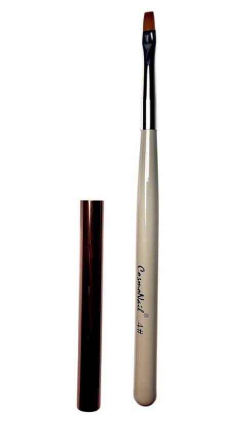 COSMONAIL Pincel para gel - recto, 4 mm