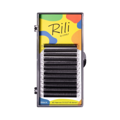 RILI Narrow Volume Black Ресницы 4D D 0,07 микс 8-14 мм