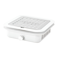 MOMO P30 Aspirador profesional empotrable para uñas, blanco