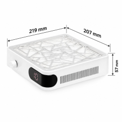 MOMO P10 Pro Stolní manikúrní odsávačka prachu, bílá