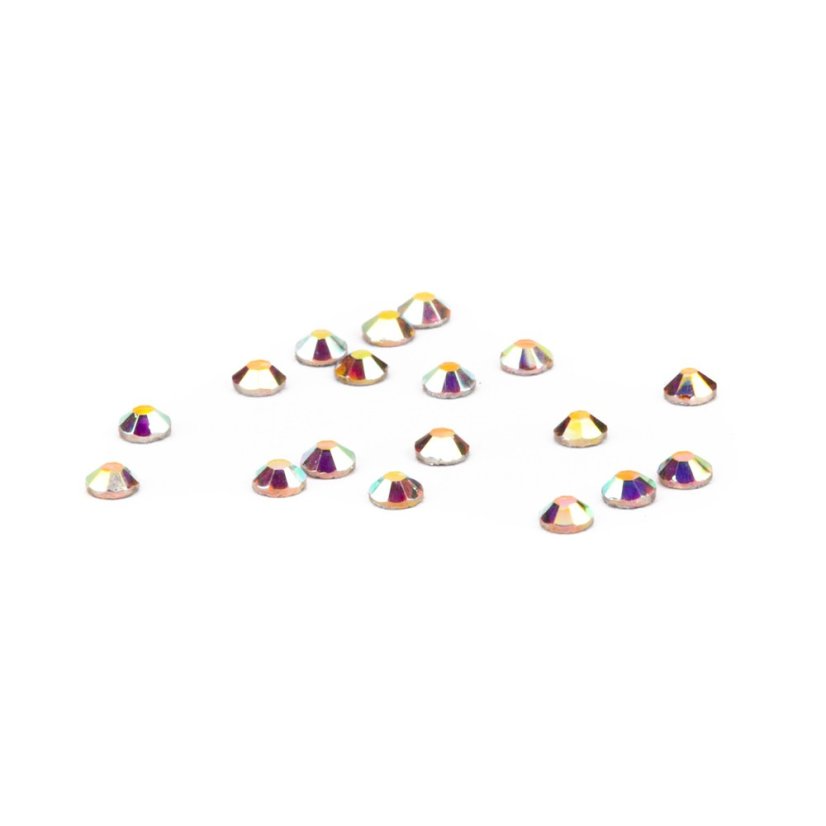 MOLLYLAC - kamínky zirkony SS6 Crystal AB, 1440 ks