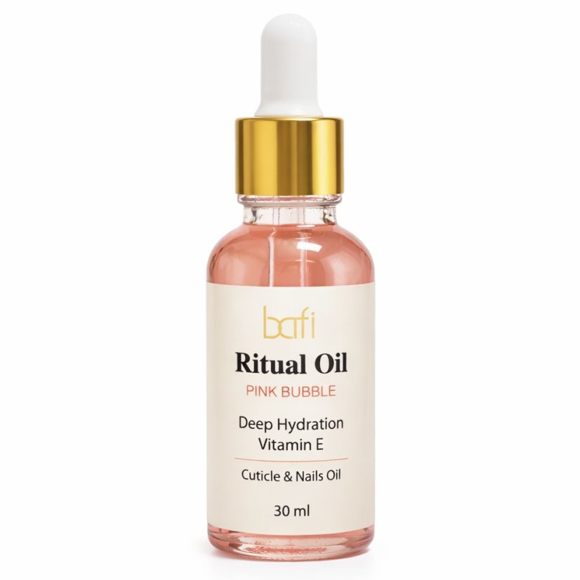 BAFI Aceite para cutículas y uñas Pink Bubble, 30 ml