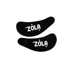 ZOLA - almohadillas oculares de silicona negras, 1 par