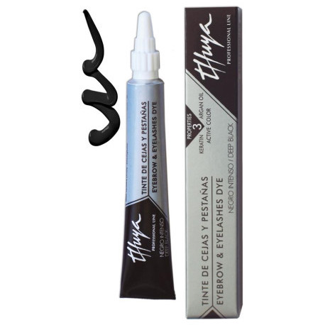 THUYA - barva na obočí a řasy černá Deep Black, 14 ml