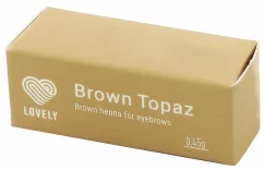LOVELY  HENNA Brown Topaz - henna para cejas, cápsulas / light brown 0,45 g