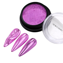 NICOLE DIARY Solid chrome 7 - Chromový pigment na nehty se zrcadlovým efektem