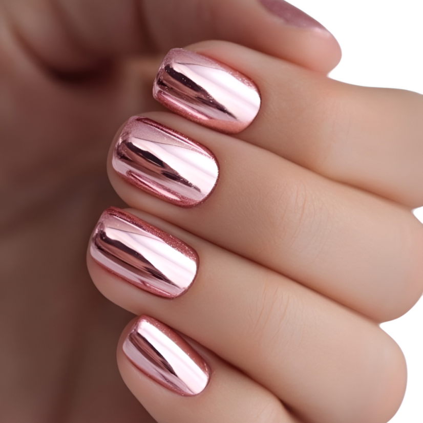 NICOLE DIARY Solid chrome 6 - Pigmento cromado para uñas con efecto espejo