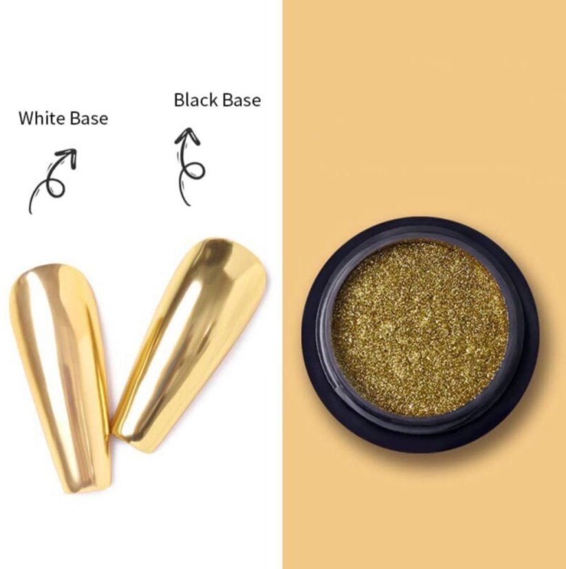 BORN PRETTY - pigment na nehty Metallic 3