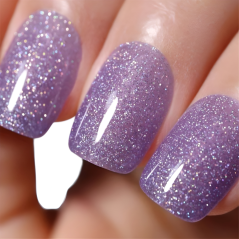 COSMONAIL Gel Polish Flashing Disco 41 Lavender Sparkle, 8 ml