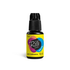 RILI Solar - černé UV lepidlo na řasy, 5 ml