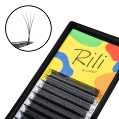 RILI Narrow Volume Black Ресницы 4D D 0,07 микс 8-14 мм