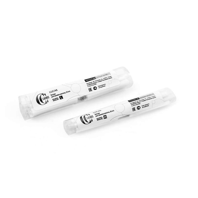 LUCAS COSMETICS - set de rizadores de pestañas de silicona, 6 piezas