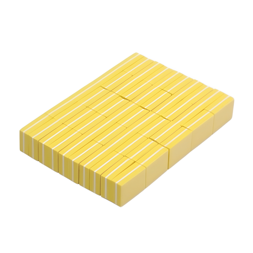 Lešticí mini-bloky na nehty, 50 ks