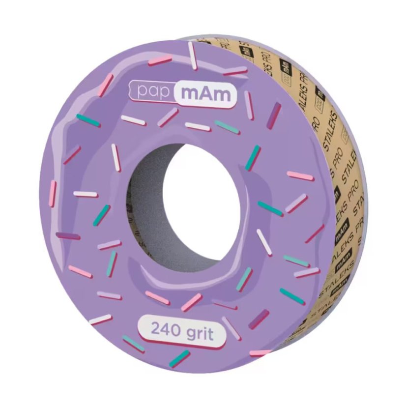 STALEKS - lima de cinta de recambio papmAm blanca para bobina de plástico EXPERT, grano 240, ATSC-240w