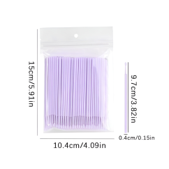 Mikro kartáčky, 100 ks