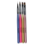 COSMONAIL Set de pinceles de colores para gel y diseño, 4 ks