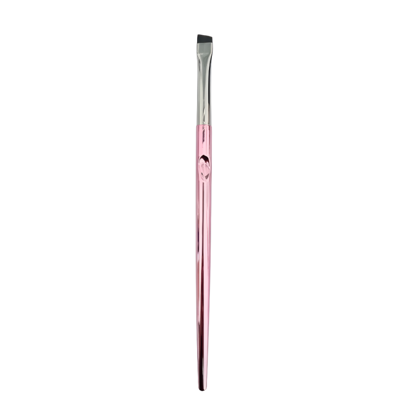 BAFI Eyebrow brush - bevelled wide, pink