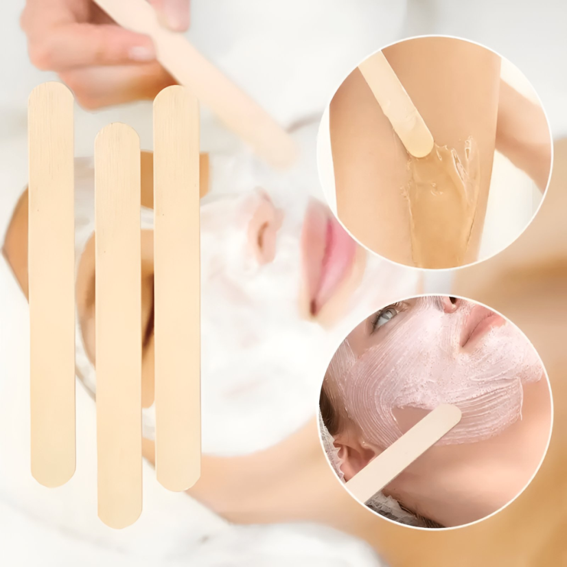 BAFI Depilační špachtle dřevěné, 100 ks