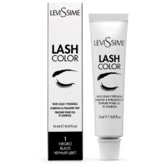 LEVISSIME Lash Color - barva na řasy a obočí černá, 15 ml