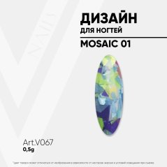 VOGUE NAILS - design na nehty Mosaic 01