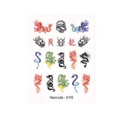 BORN PRETTY Pegatinas para uñas X115