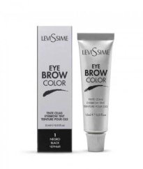 LEVISSIME Eye Brow Color - tinte para cejas negro, 15 ml