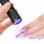BAFI Mini lámpara LED para uñas S1, negra