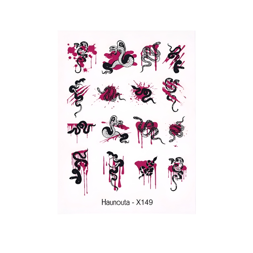 BORN PRETTY Pegatinas para uñas X149