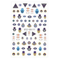 ALLEPAZNOKCIE Pegatinas para uñas STZ-CS177