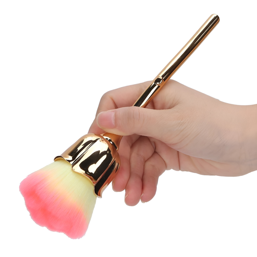 BAFI Štětec na nehtový prach Růže