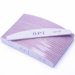 OPI Набор пилок полумесяц 100/180, 25 шт